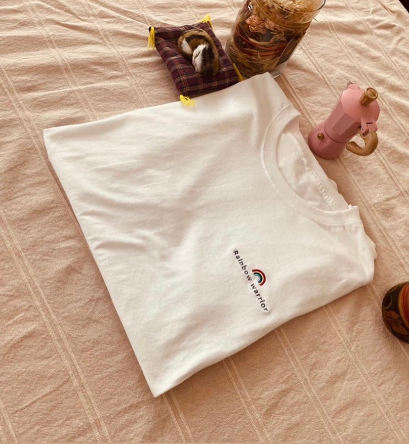 T-shirt brodé à personnaliser - 40 logos