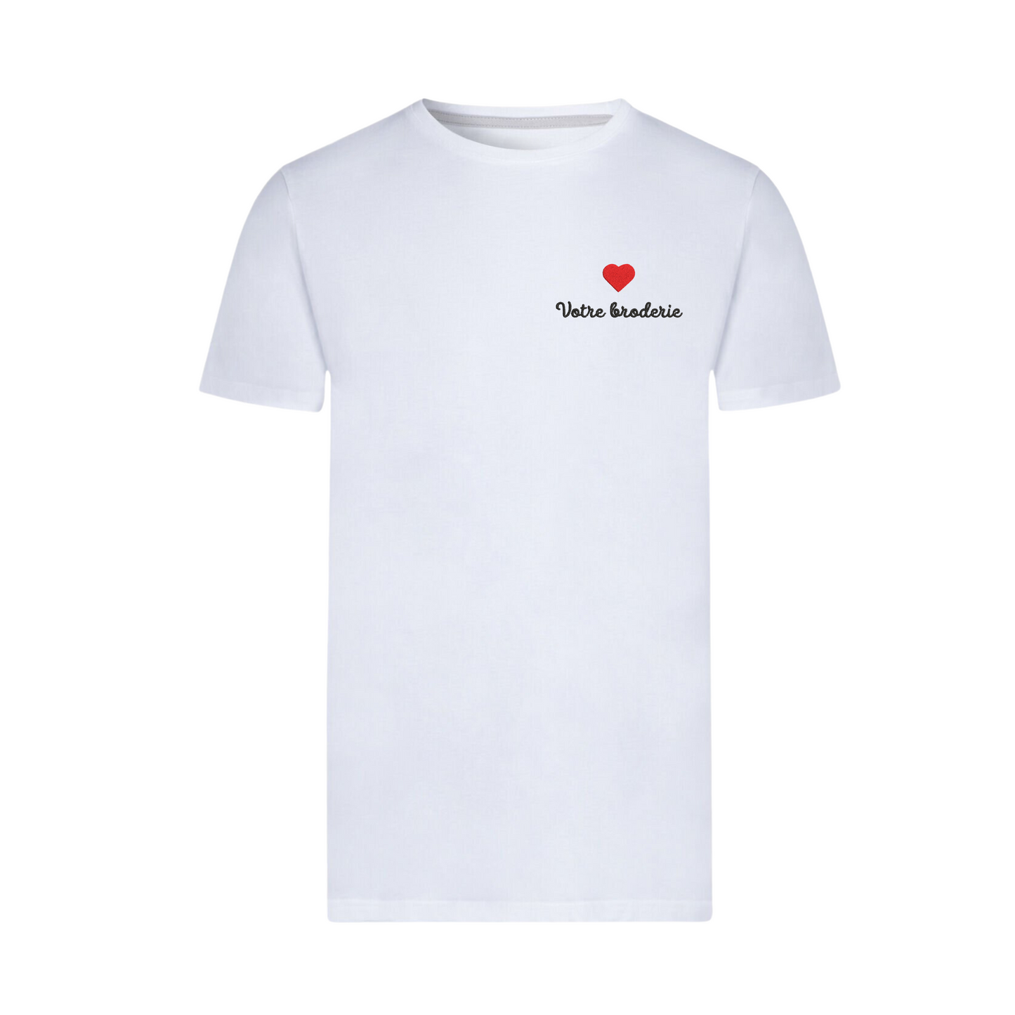 T-shirt brodé à personnaliser - 40 logos